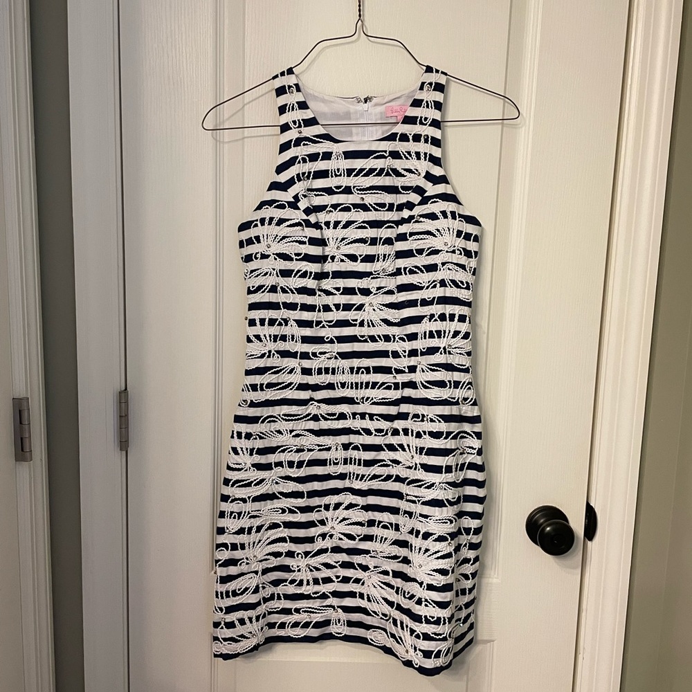 Lilly Pulitzer Size 0 Nautical Shift Dress